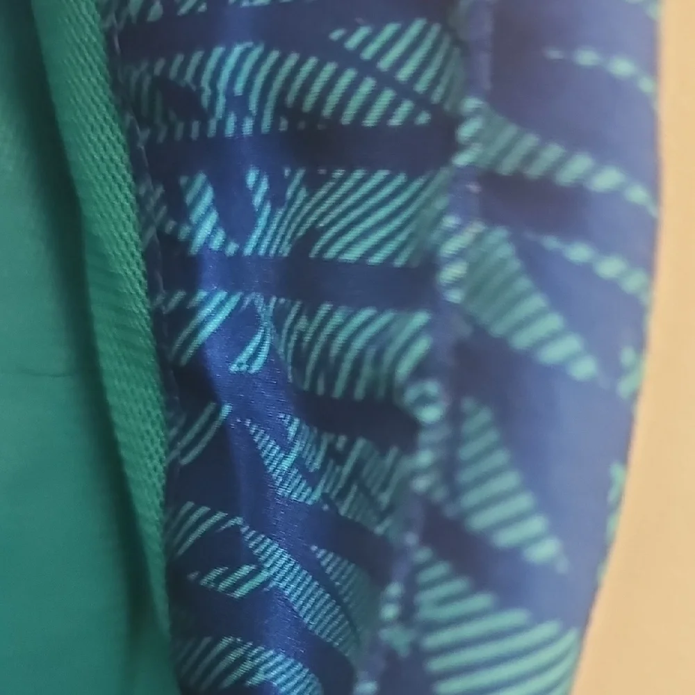 Blue Patterned Men's Swim Shorts